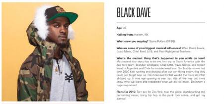 Black Dave photographed by Aviva Klein - copyright 2021