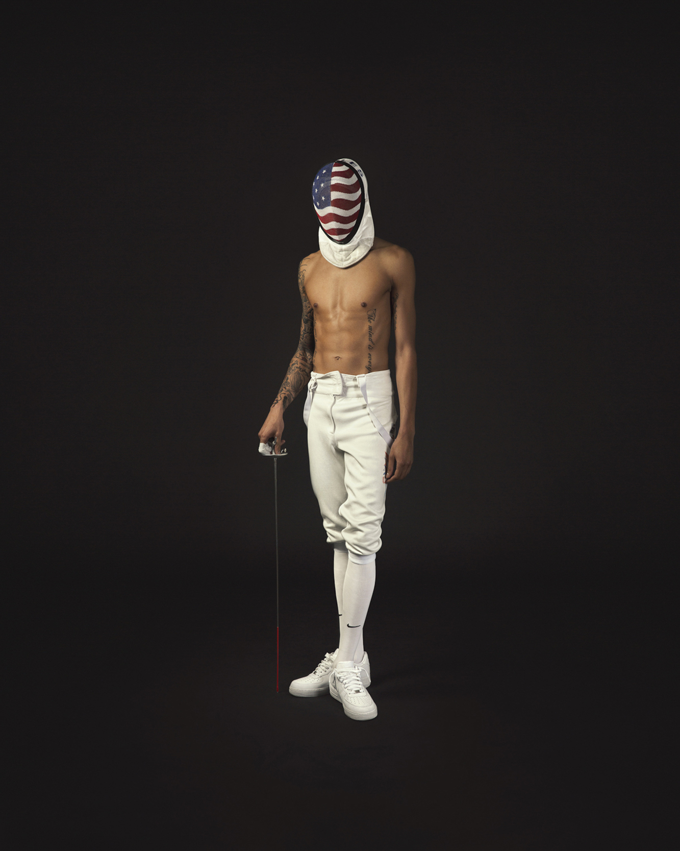 Miles Chamley-Watson ; Fencing Olympian photographed by Aviva Klein - copyright 2021